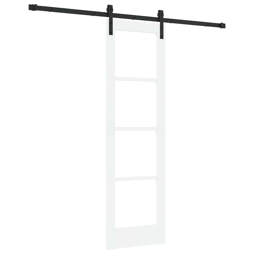 Porta scorrevole ORKDAL Bianco e Nero 61 x 198,5 cm | homemem39