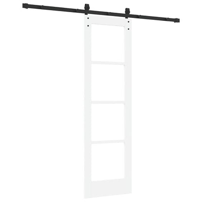 Porta scorrevole ORKDAL Bianco e Nero 61 x 198,5 cm | homemem39