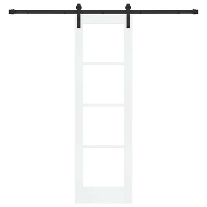 Porta scorrevole ORKDAL Bianco e Nero 61 x 198,5 cm | homemem39
