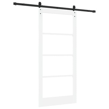 Porta scorrevole ORKDAL Bianco e Nero 93 x 202 cm | homemem39