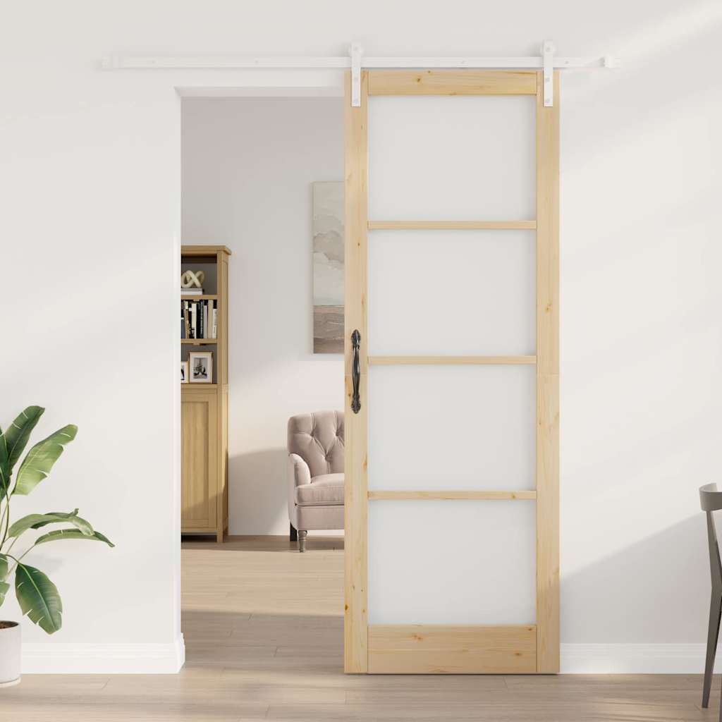 Porta scorrevole ORKDAL Marrone 83 x 232 cm