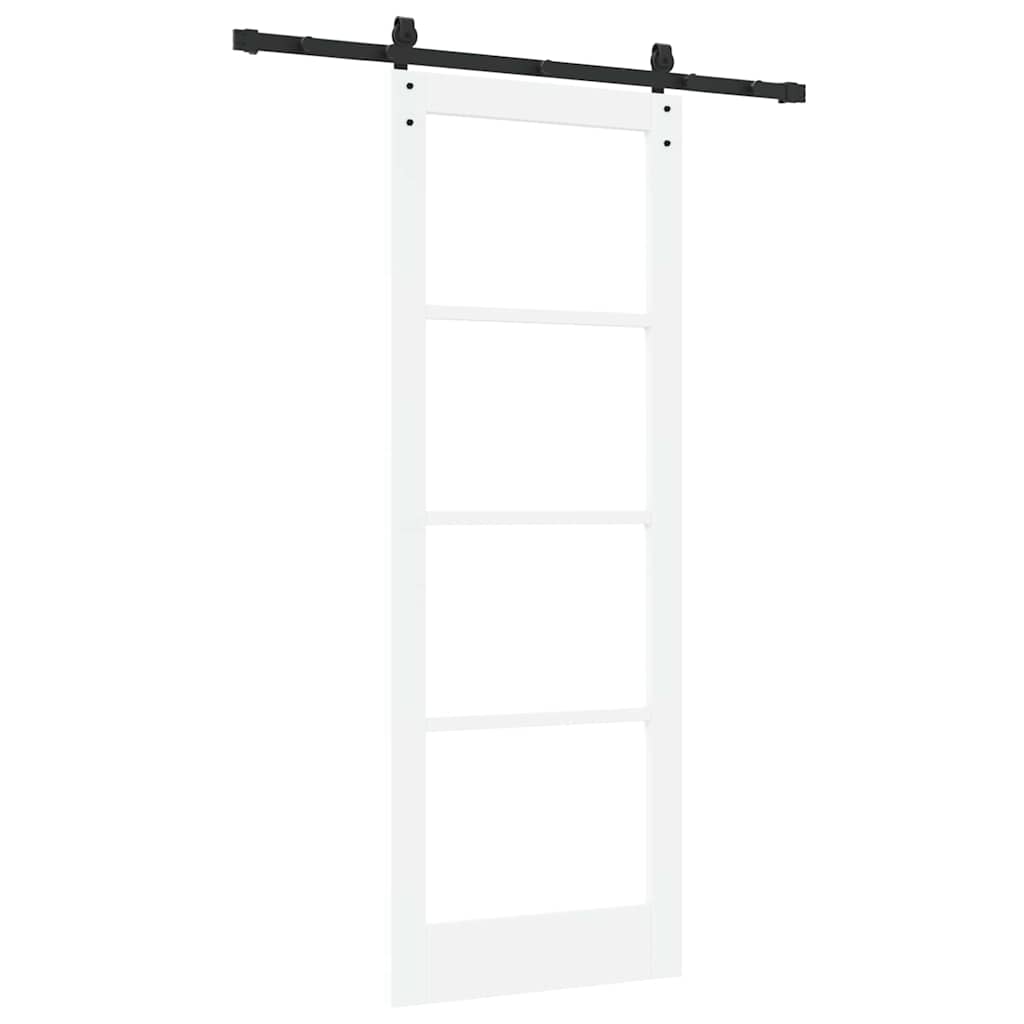 Porta Scorrevole ORKDAL Bianco 78 x 211 cm Legno e metallo