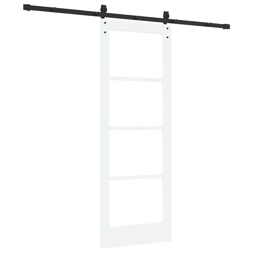 Porta Scorrevole ORKDAL Bianco 73.5 x 198.5 cm Legno e metallo
