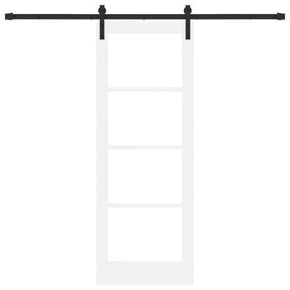 Porta Scorrevole ORKDAL Bianco 73.5 x 198.5 cm Legno e metallo
