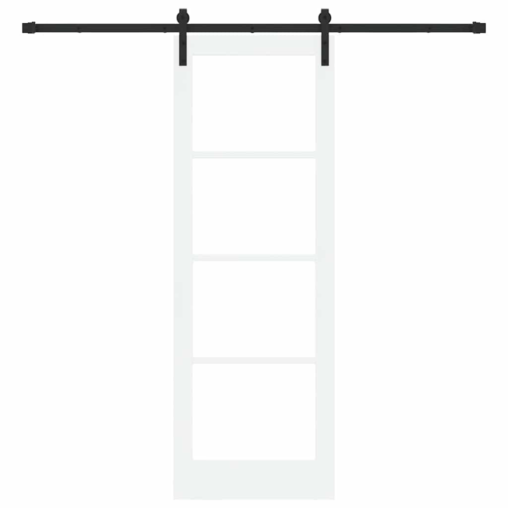 Porta Scorrevole ORKDAL Bianco 73.5 x 211 cm Legno e metallo