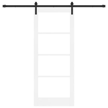 Porta Scorrevole ORKDAL Bianco 83 x 202 cm Legno e metallo