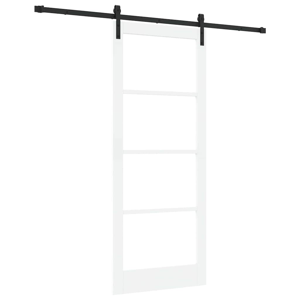 Porta Scorrevole ORKDAL Bianco 86 x 211 cm Legno e metallo