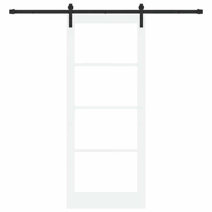 Porta Scorrevole ORKDAL Bianco 86 x 211 cm Legno e metallo