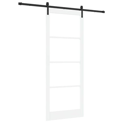 Porta Scorrevole ORKDAL Bianco 93 x 232 cm Legno e metallo