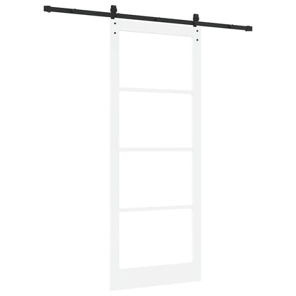 Porta Scorrevole ORKDAL Bianco 93 x 232 cm Legno e metallo