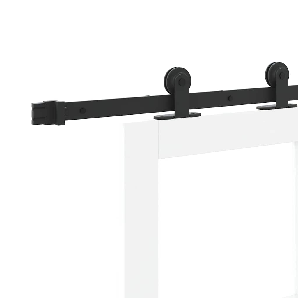 Porta scorrevole ORKDAL Bianco e Nero 61 x 198,5 cm | homemem39