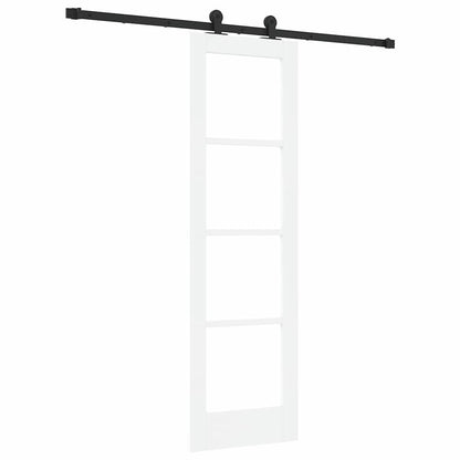 Porta scorrevole ORKDAL Bianco e Nero 61 x 198,5 cm | homemem39