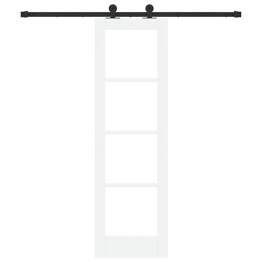Porta scorrevole ORKDAL Bianco e Nero 61 x 198,5 cm | homemem39