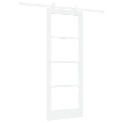 Porta Scorrevole ORKDAL Bianco 78 x 202 cm Legno e metallo