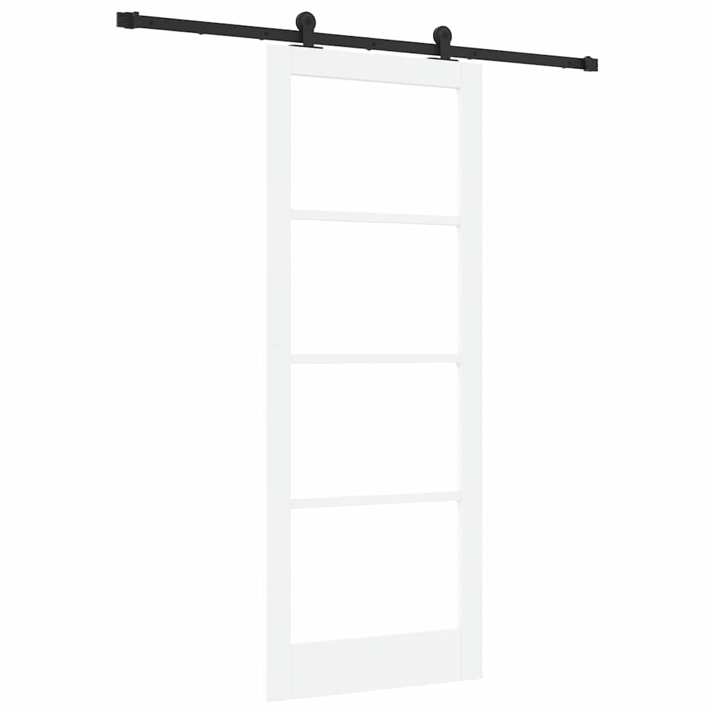Porta scorrevole ORKDAL Bianco e Nero 83 x 211 cm | homemem39