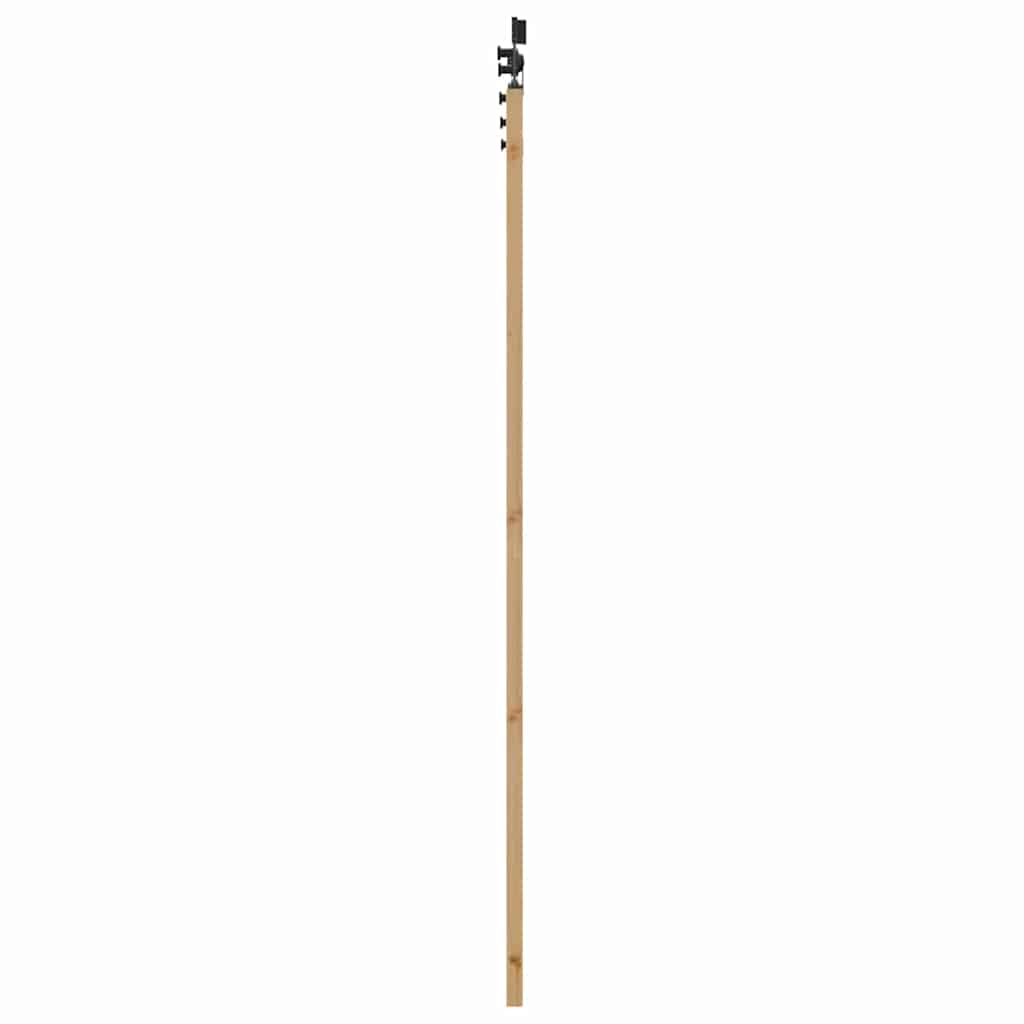 Porta scorrevole ORKDAL Naturale e Nero 93 x 211 cm | homemem39