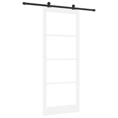 Porta scorrevole ORKDAL Bianco e Nero 93 x 232 cm | homemem39