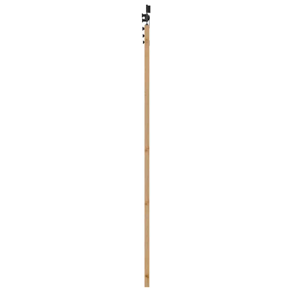 Porta scorrevole ORKDAL Naturale e Nero 93 x 202 cm | homemem39