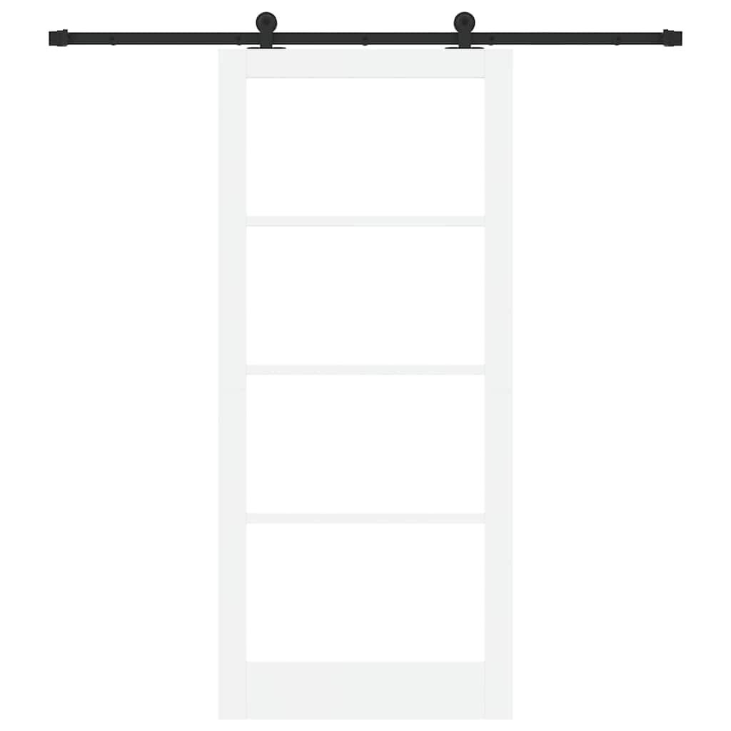 Porta scorrevole ORKDAL Bianco e Nero 93 x 211 cm | homemem39