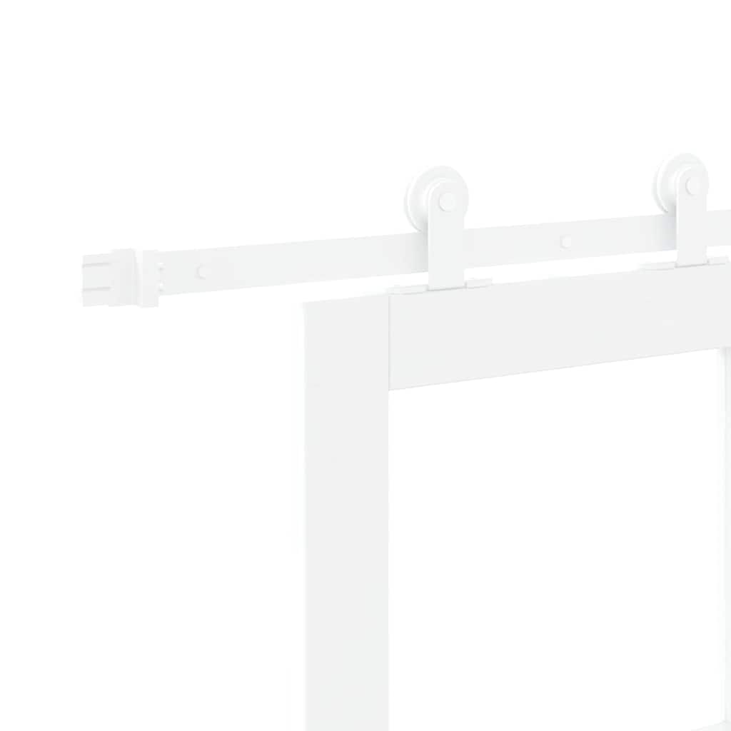 Porta Scorrevole ORKDAL Bianco 78 x 202 cm Legno e metallo