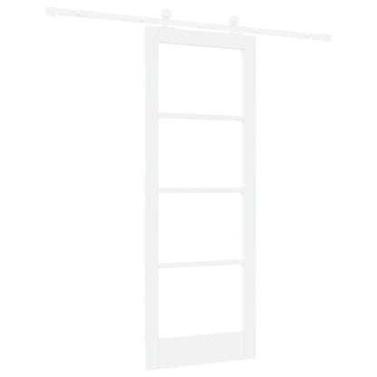 Porta Scorrevole ORKDAL Bianco 78 x 202 cm Legno e metallo