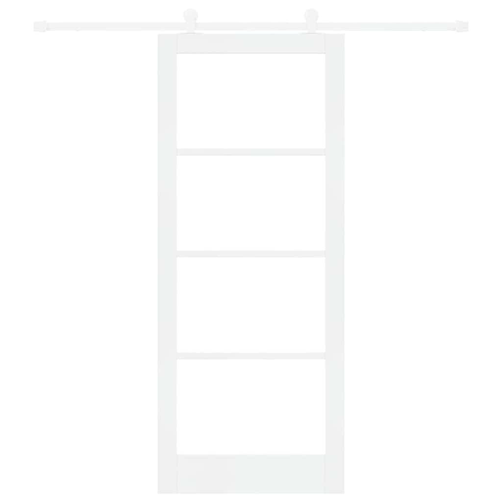 Porta Scorrevole ORKDAL Bianco 86 x 211 cm Legno e metallo