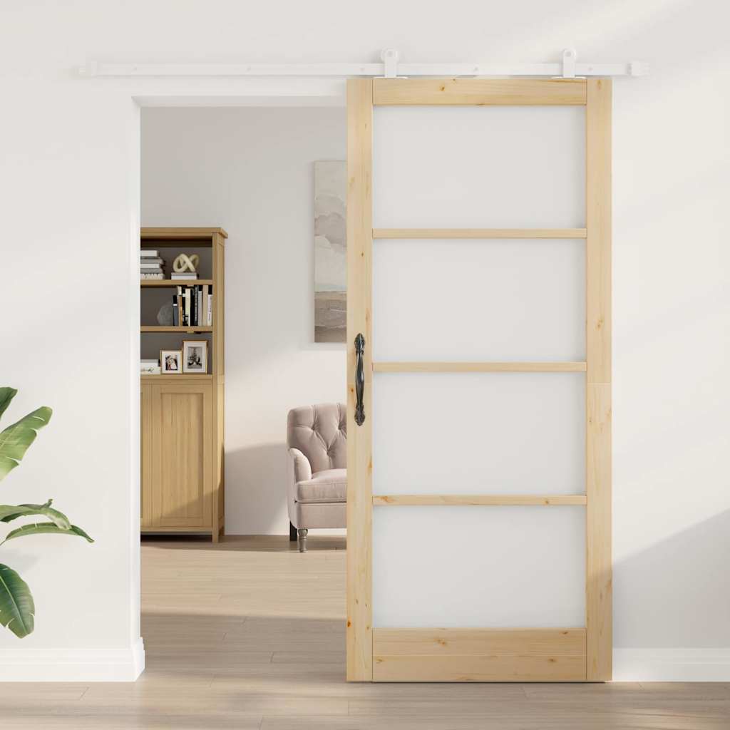 Porta scorrevole ORKDAL Naturale 93 x 211 cm