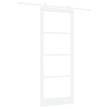 Porta Scorrevole ORKDAL Bianco 93 x 232 cm Legno e metallo