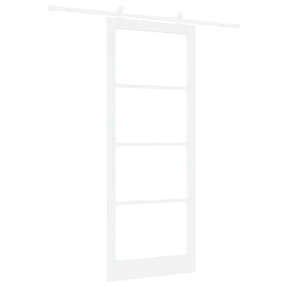 Porta Scorrevole ORKDAL Bianco 93 x 232 cm Legno e metallo