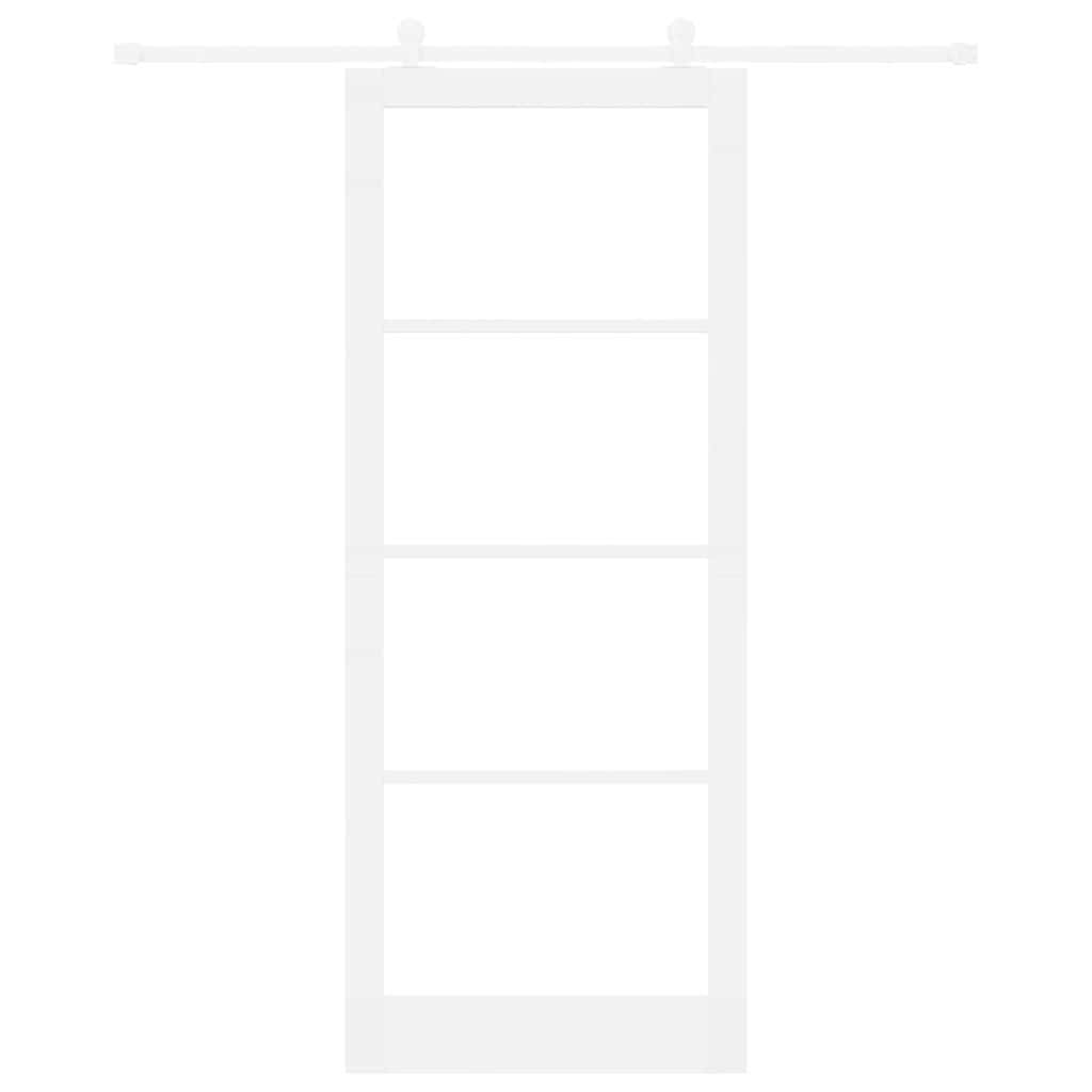 Porta Scorrevole ORKDAL Bianco 93 x 232 cm Legno e metallo