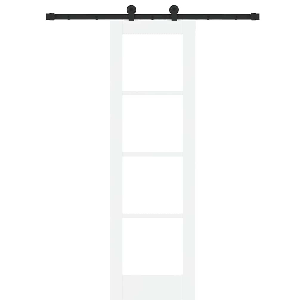 Porta Scorrevole ORKDAL Bianco 61 x 198.5 cm Legno e metallo