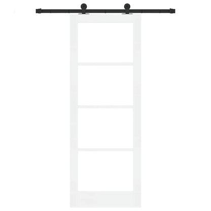 Porta Scorrevole ORKDAL Bianco 78 x 211 cm Legno e metallo