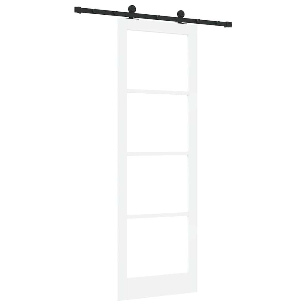 Porta Scorrevole ORKDAL Bianco 78 x 232 cm Legno e metallo