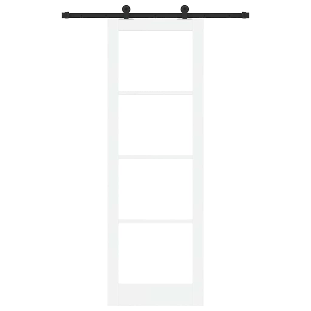 Porta Scorrevole ORKDAL Bianco 78 x 232 cm Legno e metallo