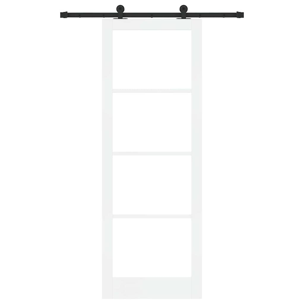 Porta Scorrevole ORKDAL Bianco 83 x 232 cm Legno e metallo