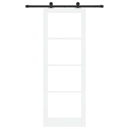 Porta Scorrevole ORKDAL Bianco 83 x 232 cm Legno e metallo
