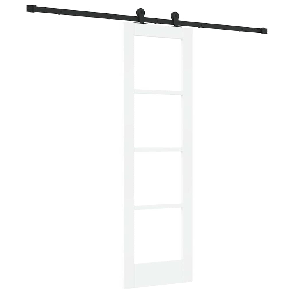 Porta Scorrevole ORKDAL Bianco 61 x 198.5 cm Legno e metallo