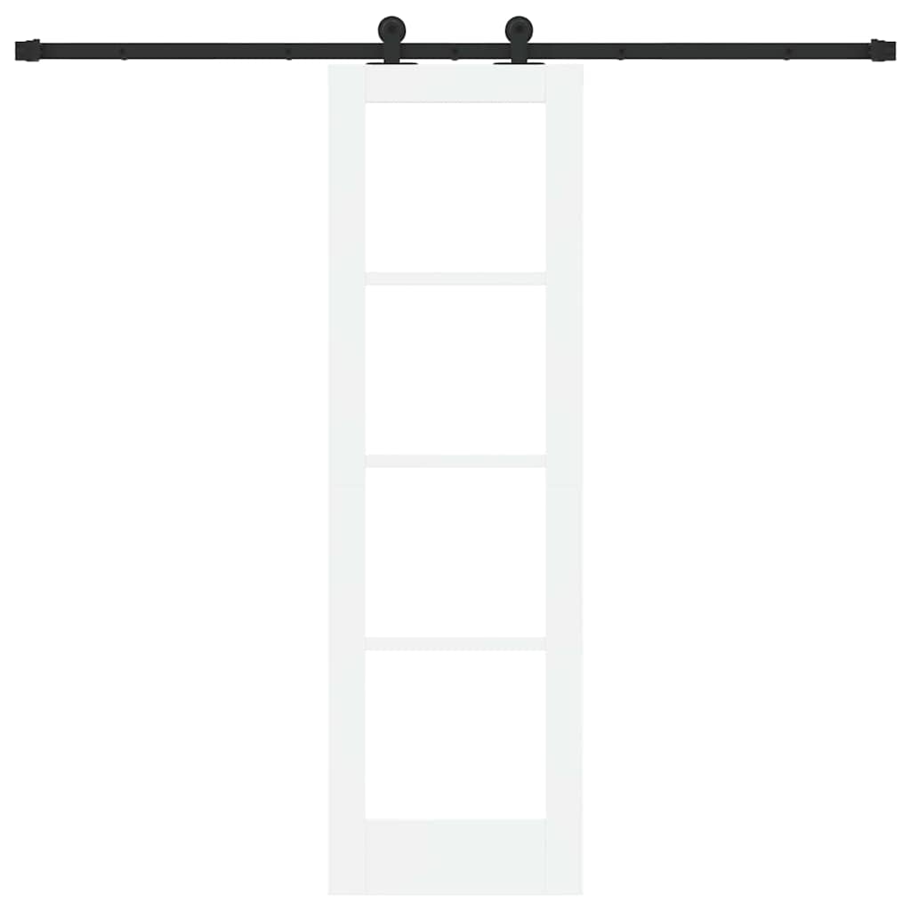 Porta Scorrevole ORKDAL Bianco 61 x 198.5 cm Legno e metallo