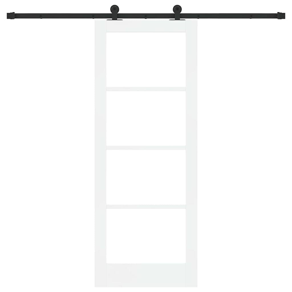 Porta Scorrevole ORKDAL Bianco 78 x 202 cm Legno e metallo