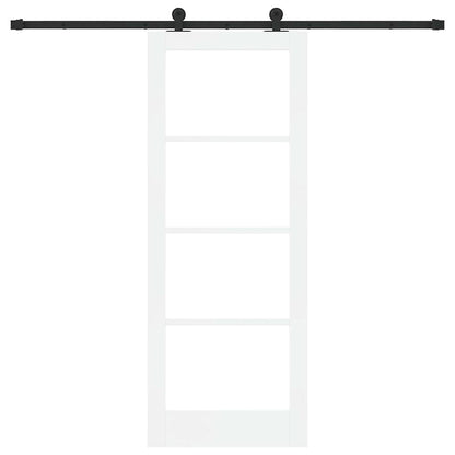 Porta Scorrevole ORKDAL Bianco 78 x 202 cm Legno e metallo