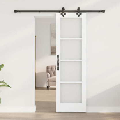 Porta scorrevole ORKDAL Bianco e Nero 61 x 198,5 cm | homemem39