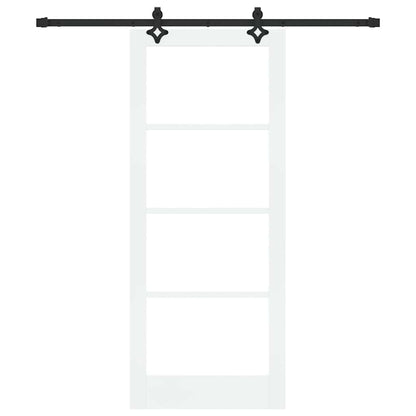 Porta scorrevole ORKDAL Bianco e Nero 83 x 202 cm | homemem39