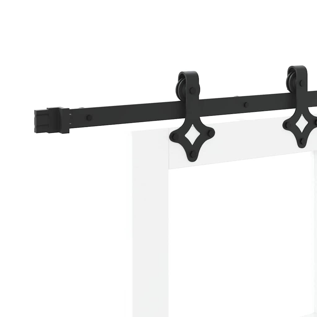 Porta scorrevole ORKDAL Bianco e Nero 83 x 211 cm | homemem39