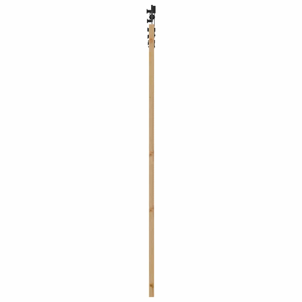 Porta scorrevole ORKDAL Naturale e Nero 93 x 202 cm | homemem39