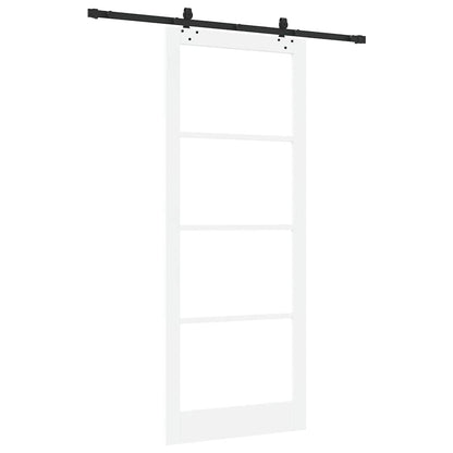Porta scorrevole ORKDAL Bianco e Nero 93 x 232 cm | homemem39