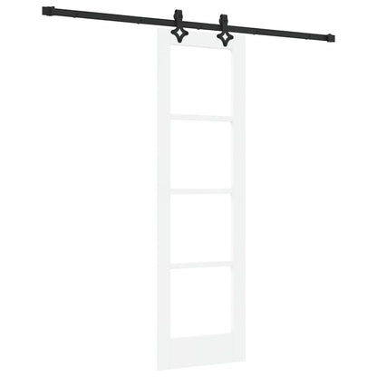 Porta scorrevole ORKDAL Bianco e Nero 61 x 198,5 cm | homemem39