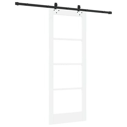 Porta Scorrevole ORKDAL Bianco 78 x 202 cm Legno e metallo