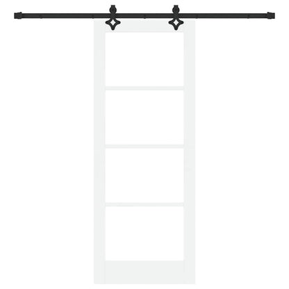 Porta Scorrevole ORKDAL Bianco 78 x 202 cm Legno e metallo