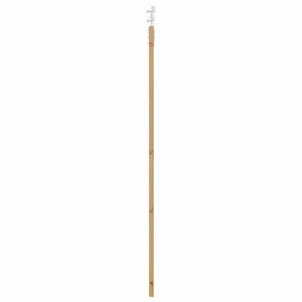 Porta Scorrevole Marrone 73.5 x 211 cm Legno e metallo