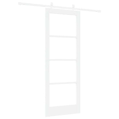 Porta Scorrevole Bianco 78 x 202 cm Legno e metallo